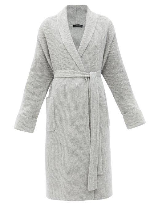 Matchesfashion.com Weekend Max Mara - Pomposa Cardigan - Womens - Grey