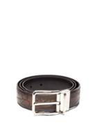 Matchesfashion.com Berluti - Scritto Reversible Leather Belt - Mens - Black Brown