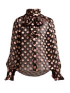 Zimmermann Silk-blend Polka-dot Blouse