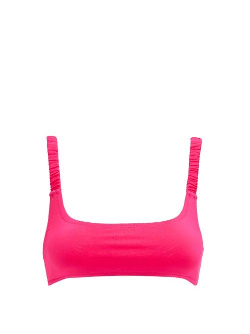 Matchesfashion.com Fisch - Colombier Bikini Top - Womens - Pink