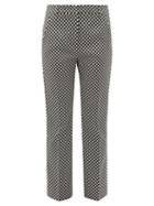 Matchesfashion.com Weekend Max Mara - Capale Trousers - Womens - Navy Multi