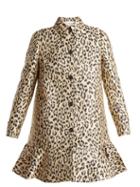 Matchesfashion.com Valentino - Leopard Print Brocade Coat - Womens - Leopard