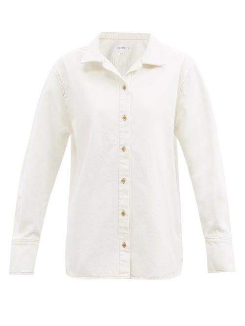 Frame - The Standard Denim Shirt - Womens - Ivory