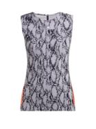 Matchesfashion.com Adidas By Stella Mccartney - Alpha Snakeskin Print Tank Top - Womens - Grey Print