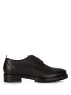 Lanvin Elasticated-front Leather Derby Shoes