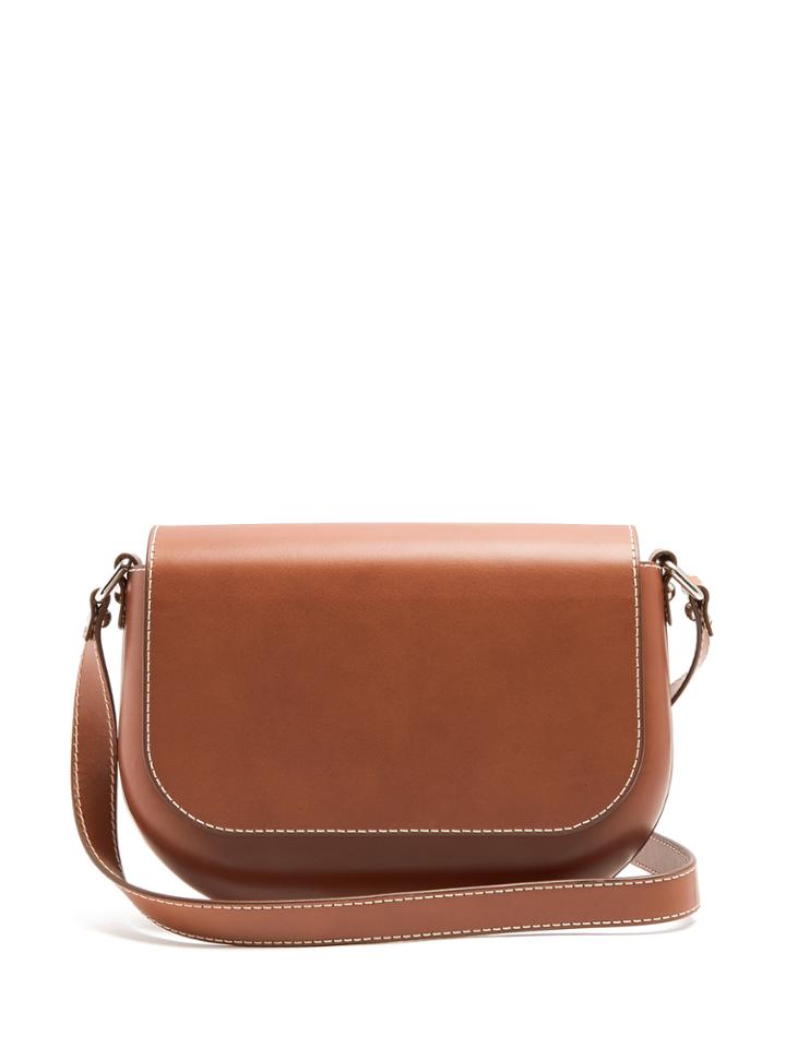 A.p.c. James Leather Cross-body Bag