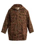 Myar Oversized Camouflage-print Cotton Hooded Jacket