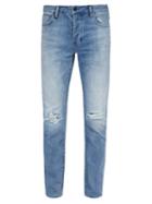 Matchesfashion.com Neuw - Iggy Ripped Skinny Jeans - Mens - Blue