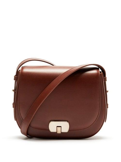 A.p.c. - Eva Small Leather Cross-body Bag - Womens - Tan