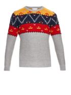 Michael Bastian Fair Isle Cashmere And Wool-blend Sweater