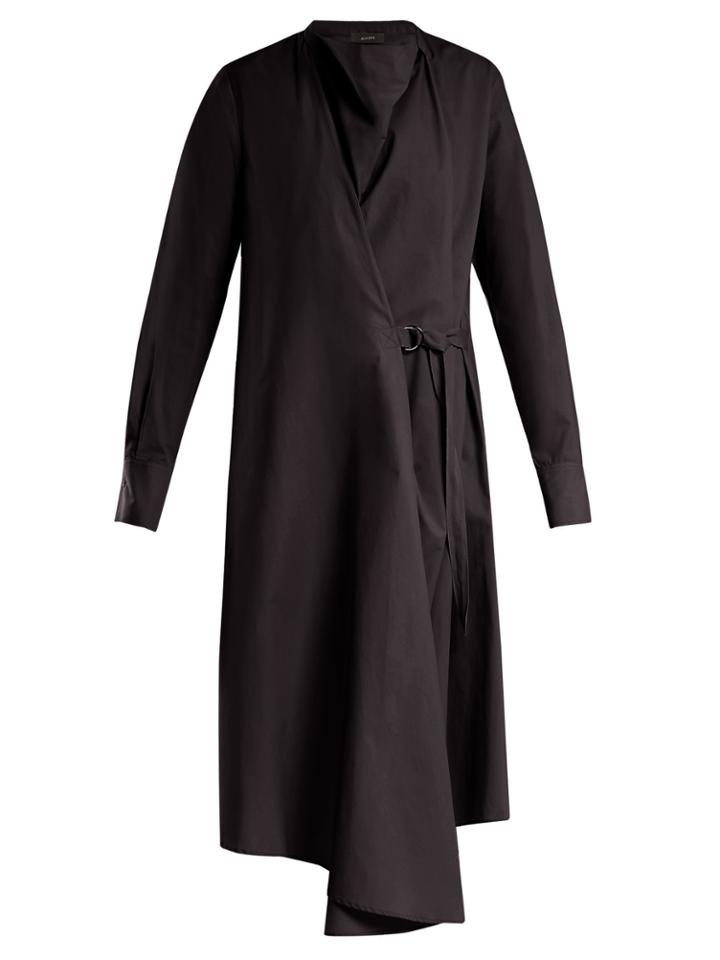 Joseph Arran Cotton-poplin Wrap Dress