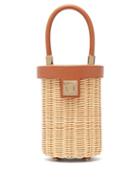 Matchesfashion.com Sparrows Weave - The Cylinder Lizard-embossed Leather Bag - Womens - Tan