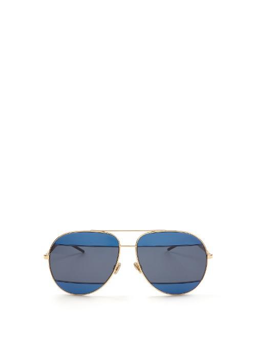 Dior Split Aviator Sunglasses