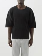 Homme Pliss Issey Miyake - Technical-pleated Top - Mens - Black