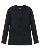 Matchesfashion.com Marc Jacobs Runway - Single-breasted Wool-blend Felt Jacket - Womens - Black