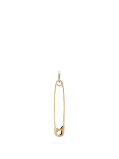 Matchesfashion.com Martine Ali - Pin Metal Single Earring - Mens - Silver
