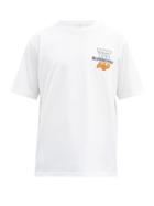 Matchesfashion.com Burberry - Ganther Logo-print Cotton-jersey T-shirt - Mens - White