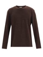 Matchesfashion.com Our Legacy - Box Cotton-terry Sweater - Mens - Brown