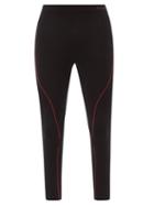 Falke Ess - Maximum Warm Technical-jersey Leggings - Mens - Black