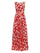Nina Ricci Floral-print Silk Gown