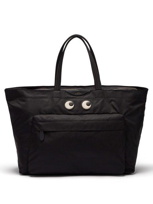 Matchesfashion.com Anya Hindmarch - Eyes Nylon Tote Bag - Womens - Black