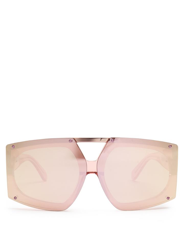 Karen Walker Eyewear Salvador Shield-frame Sunglasses