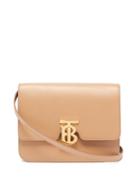 Matchesfashion.com Burberry - Tb Monogram Small Leather Cross-body Bag - Womens - Beige