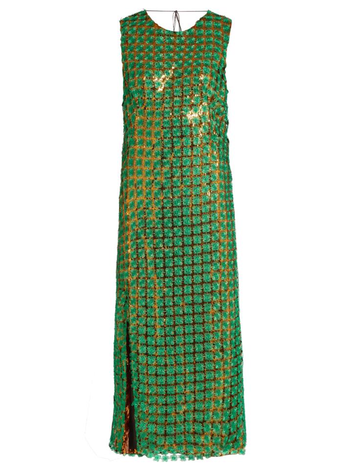 Marco De Vincenzo Embroidered Floral-lace Layered Dress