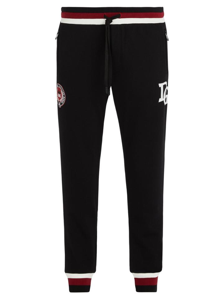 Dolce & Gabbana Logo-print Cotton-blend Track Pants