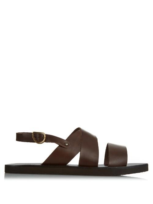 Ancient Greek Sandals Miltos Leather Sandals