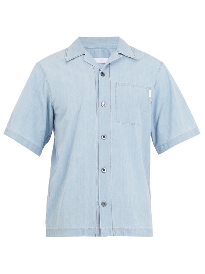 Prada Cotton Bowling Shirt