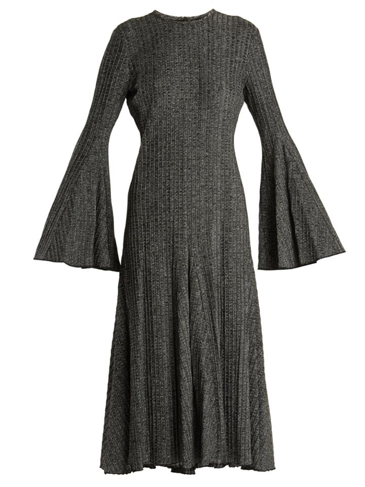 Ellery Conrad Bell-sleeved A-line Dress