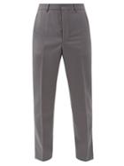 Matchesfashion.com Ami - Tailored Twill Slim-leg Trousers - Mens - Grey