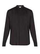 Matchesfashion.com Saint Laurent - Contrast Panel Shirt - Mens - Black