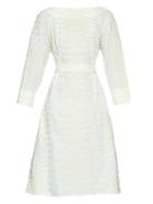 Trademark Tassel Waist-tie Cotton-blend Dress