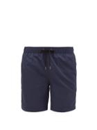 Matchesfashion.com Onia - Charles Striped Swim Shorts - Mens - Navy