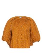 Thierry Colson Pandora Carnation-print Cotton Blouse