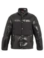 Moncler Aynard Contrast-panel Quilted-down Jacket