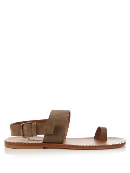 Tomas Maier Leather Sandals