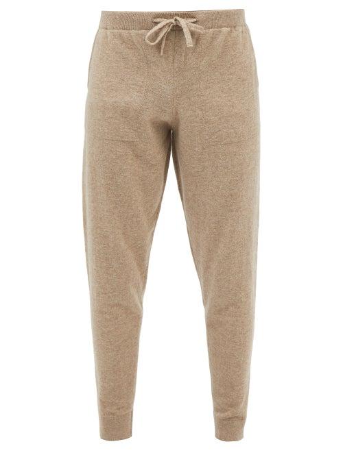 Sunspel - Drawstring-waist Cashmere Track Pants - Mens - Beige