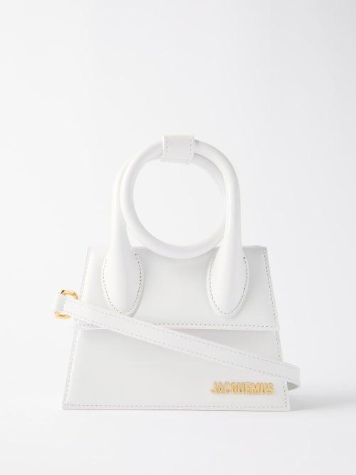 Jacquemus - Chiquito Naud Leather Bag - Womens - White