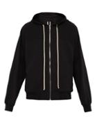 Matchesfashion.com Rick Owens - Oversized Hooded Cotton Sweatshirt - Mens - Black