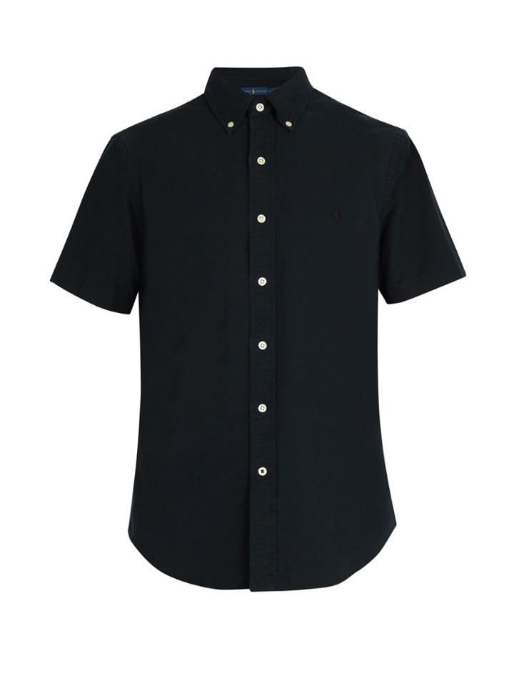 Polo Ralph Lauren Logo Embroidered Short-sleeved Cotton Shirt