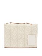 Ladies Bags Loewe - Anagram-jacquard Cotton Pouch - Womens - Cream