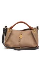 Matchesfashion.com See By Chlo - Luce Suede And Leather Shoulder Bag - Womens - Grey Multi