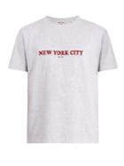 A.p.c. New York Logo-print Cotton-blend T-shirt