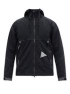 Matchesfashion.com And Wander - Logo-print Technical-shell Hooded Jacket - Mens - Black