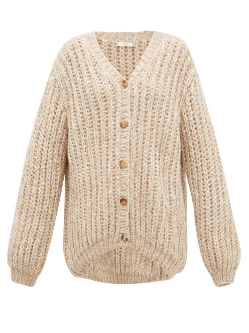 Matchesfashion.com The Row - Seilde Cashmere Blend Cardigan - Womens - Beige