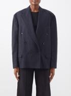 Isabel Marant - Klero Double-breasted Blazer - Womens - Dark Navy