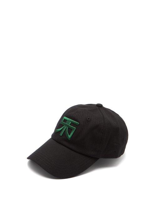Matchesfashion.com Raf Simons - Atari Embroidered Cotton Baseball Cap - Mens - Black